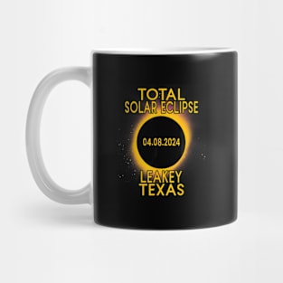 Total Solar Eclipse 2024 Leakey Texas Path Of Totality Mug